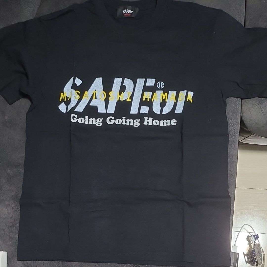 SAPEur x MASATOSHI HAMADA G.G.H S/S Tee "Black"