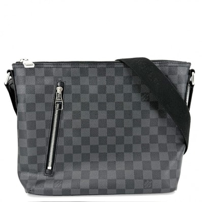 LOUIS VUITTON ルイヴィトン ショルダーバッグ ダミエグラフィット ミックPM 肩掛け 斜め掛け N41211 ブラック 黒 シルバー金具 メンズ【中古品】