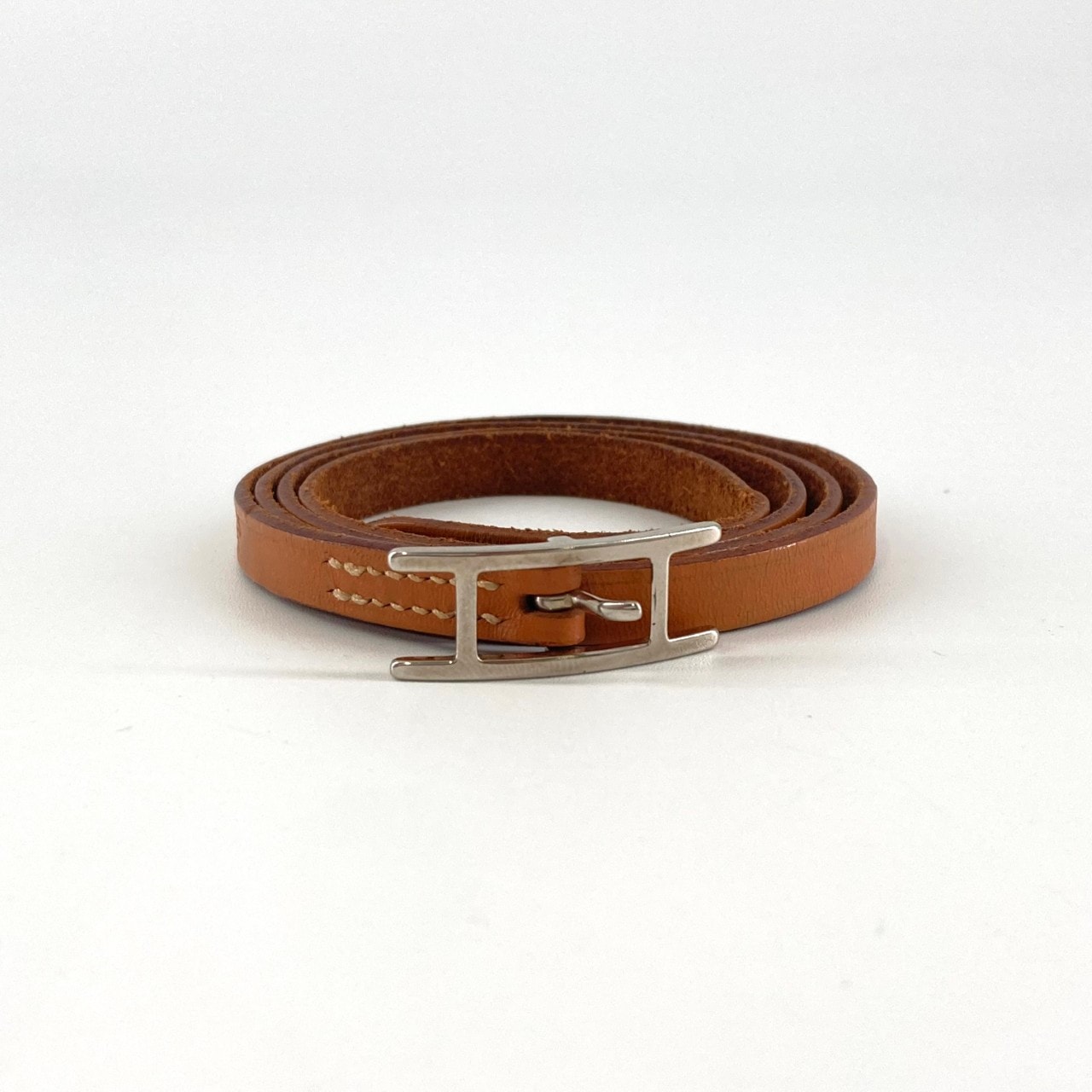 HERMES(エルメス) アピ3 レザーブレス ブラウン