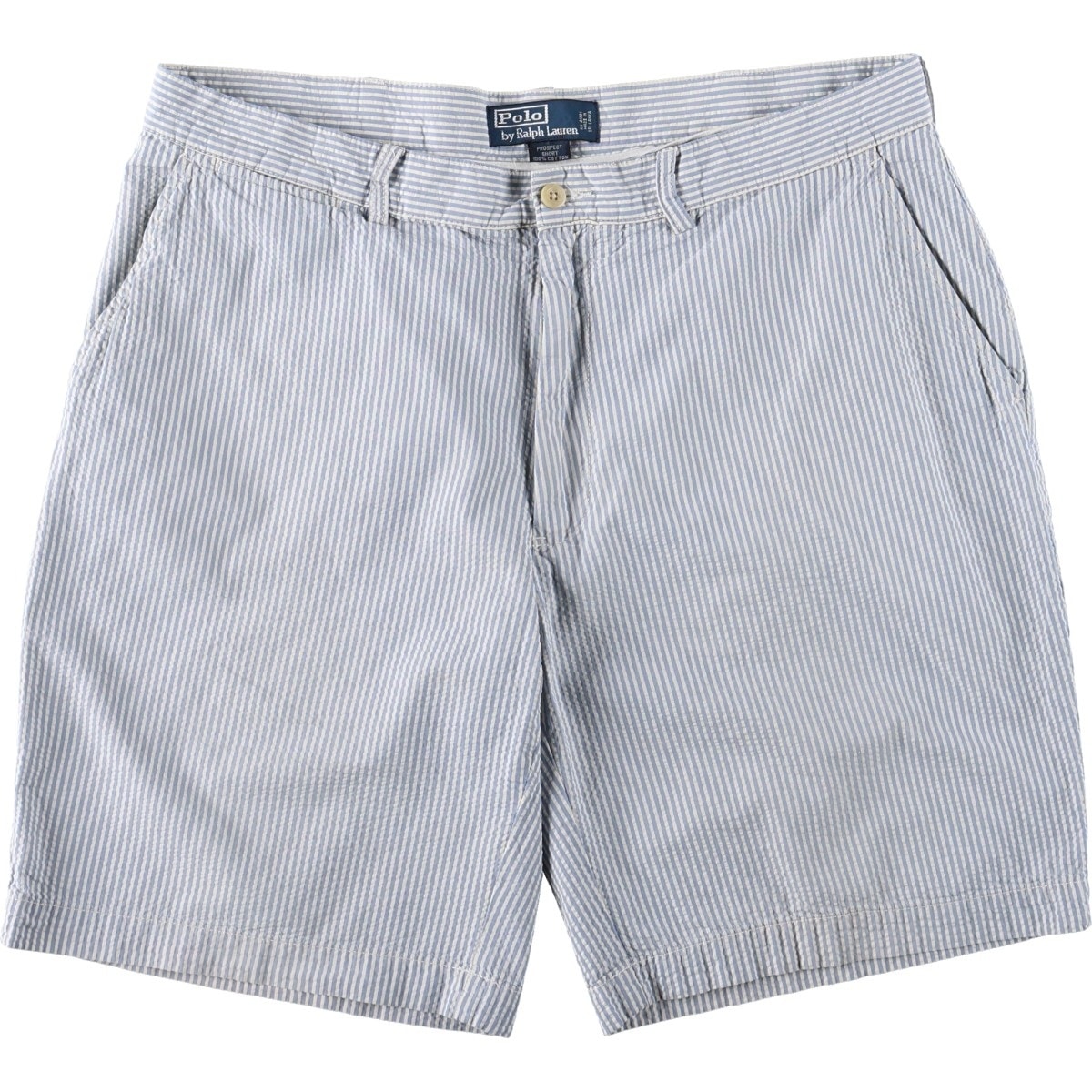 古着 ラルフローレン Ralph Lauren POLO by Ralph Lauren PROSPECT SHORT ストライプ柄 シアサッカー コットンショーツ ショートパンツ メンズw38相当/eaa673519