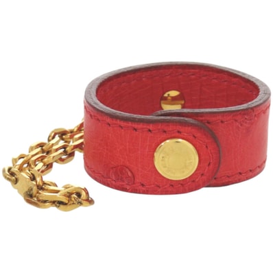 エルメス グローブホルダー オーストリッチ レッド そ