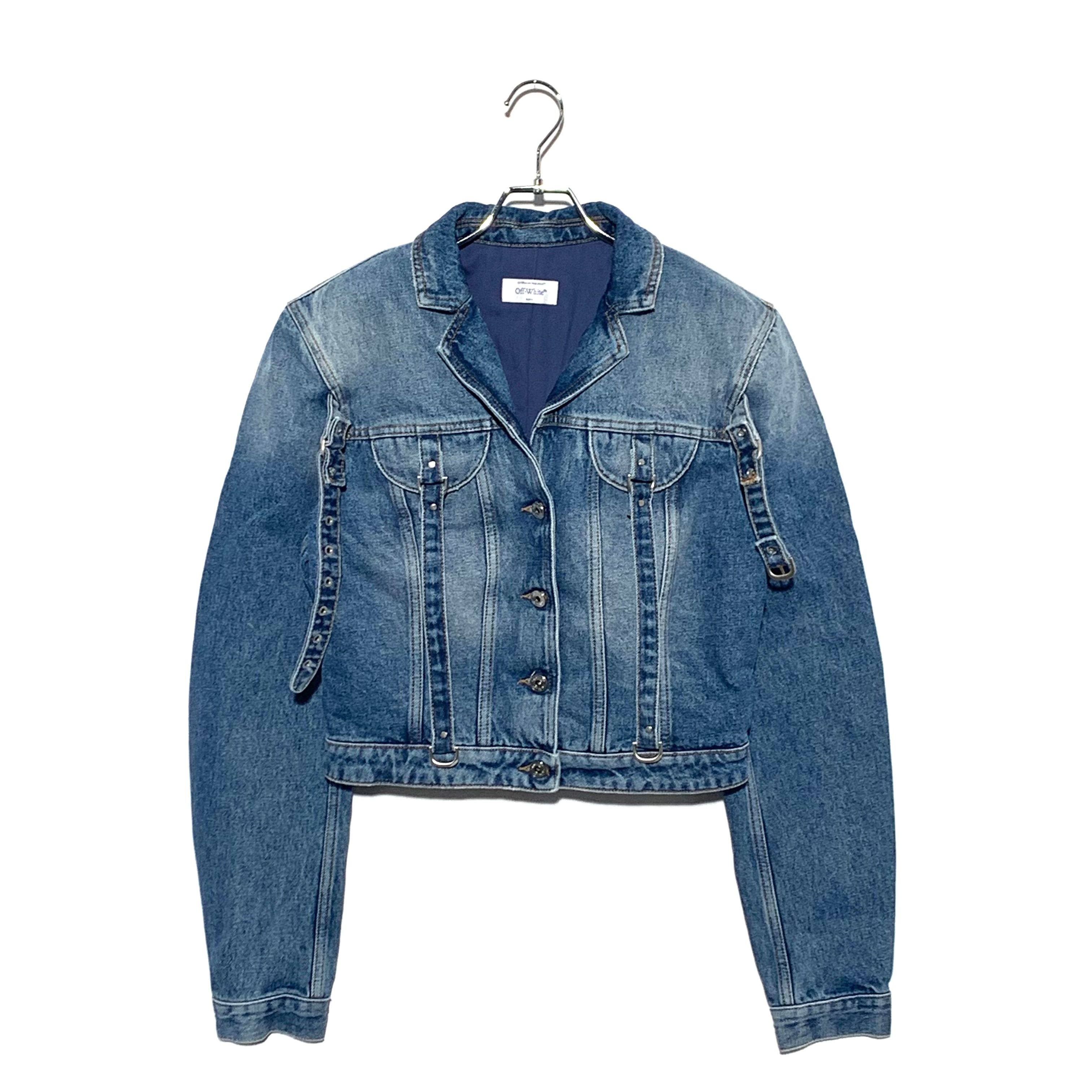 Off-White Cargo crop denim jacket