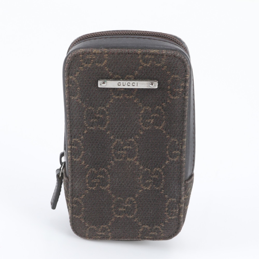 ■美品 グッチ GGキャンバスポーチ 92767 シガレットケース
