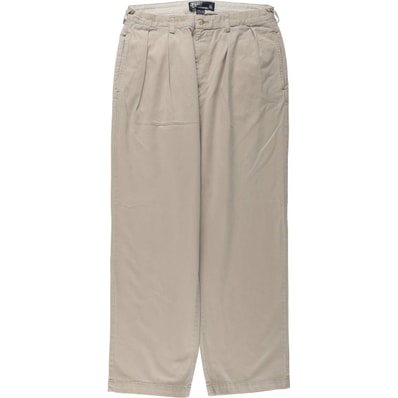 古着 ラルフローレン Ralph Lauren POLO by Ralph Lauren ANDREW PANT ツータック チノパンツ メンズw32相当/eaa680093