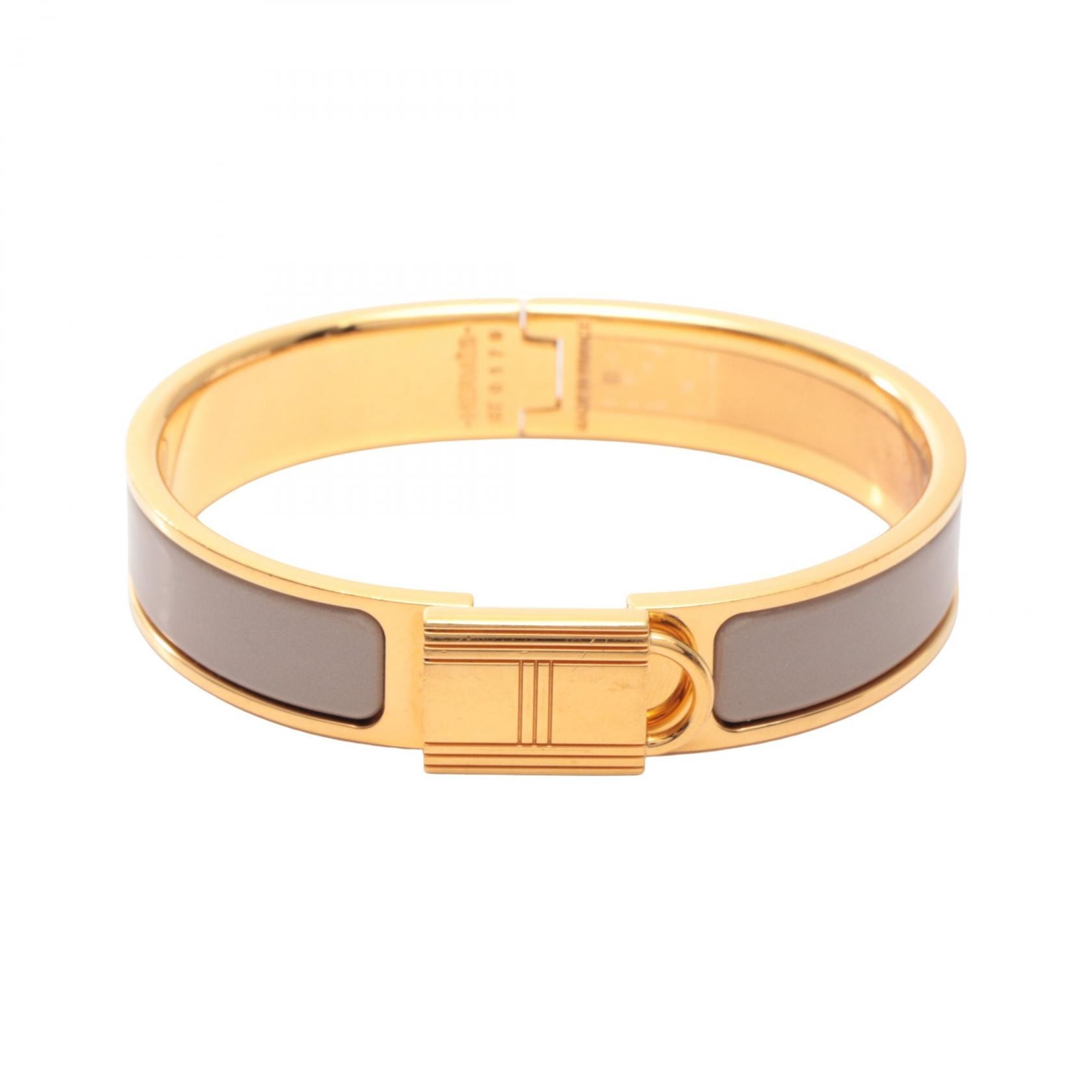 エルメス HERMES クリックカデナPM バングル アクセサリー GP(ゴールドメッキ) ゴールド レディース ゴールド系 / ベージュ系 【中古】