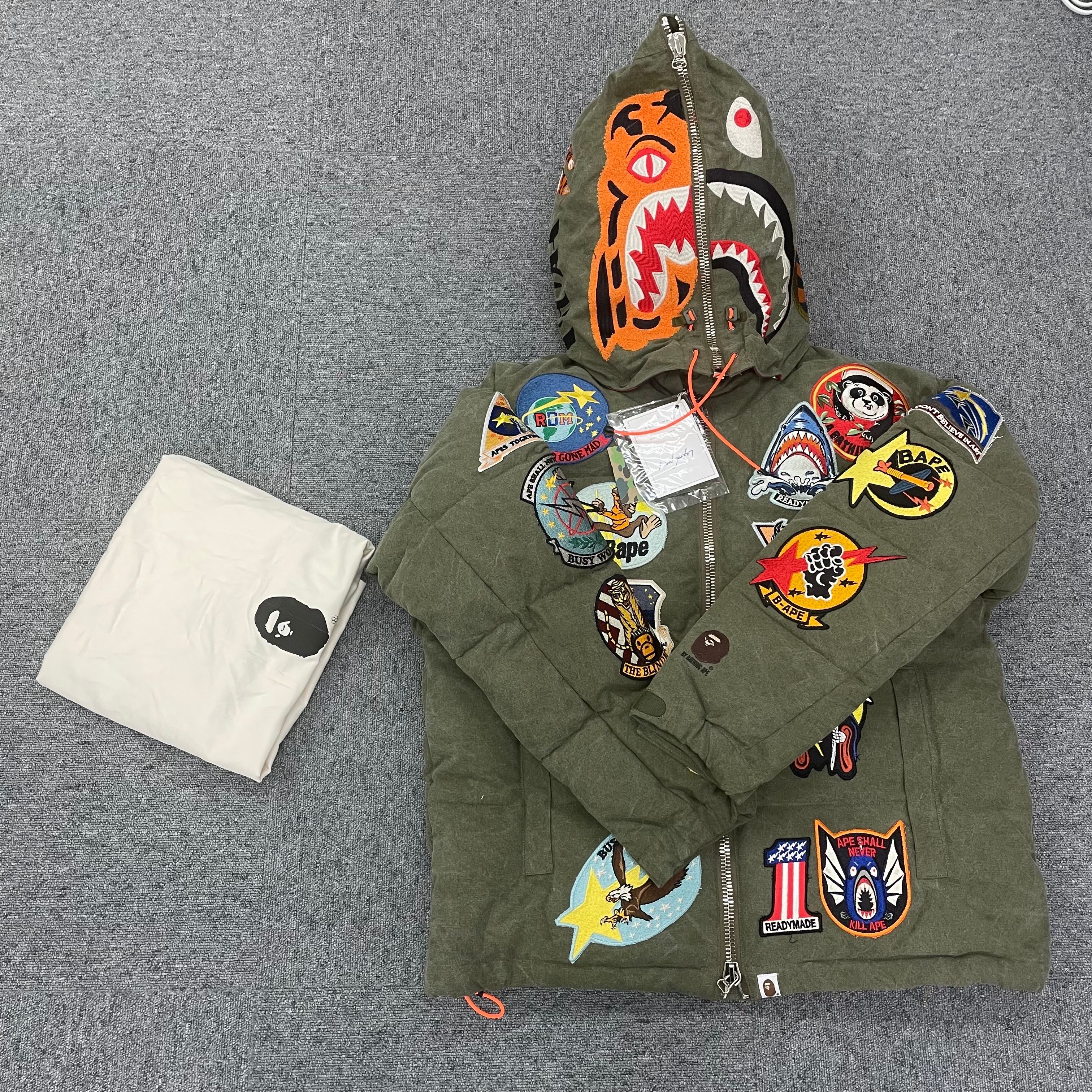 新品 定価以下 readymade x bape ダウンジャケット サイズ3