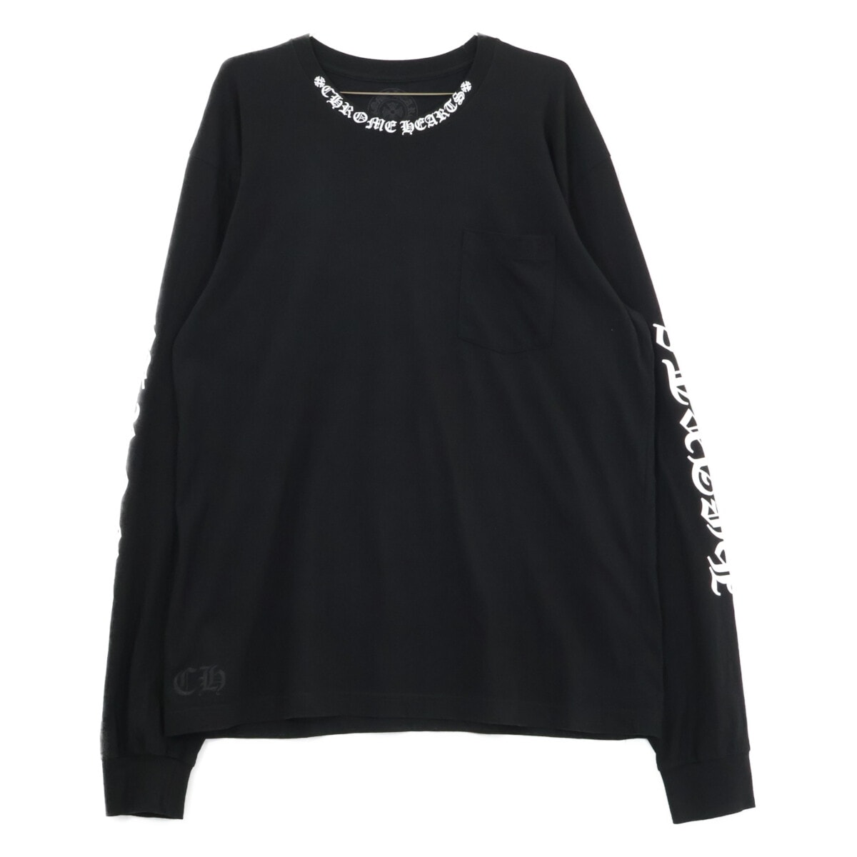 クロムハーツ 【美品/国内正規】Neck Logo Long Sleeve Tee ネックロゴ ロングスリーブ Tシャツ XL