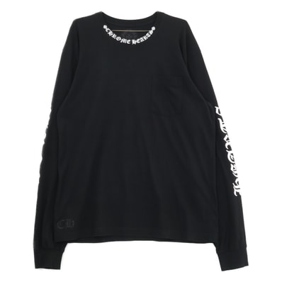 クロムハーツ 【美品/国内正規】Neck Logo Long Sleeve Tee ネックロゴ ロングスリーブ Tシャツ XL