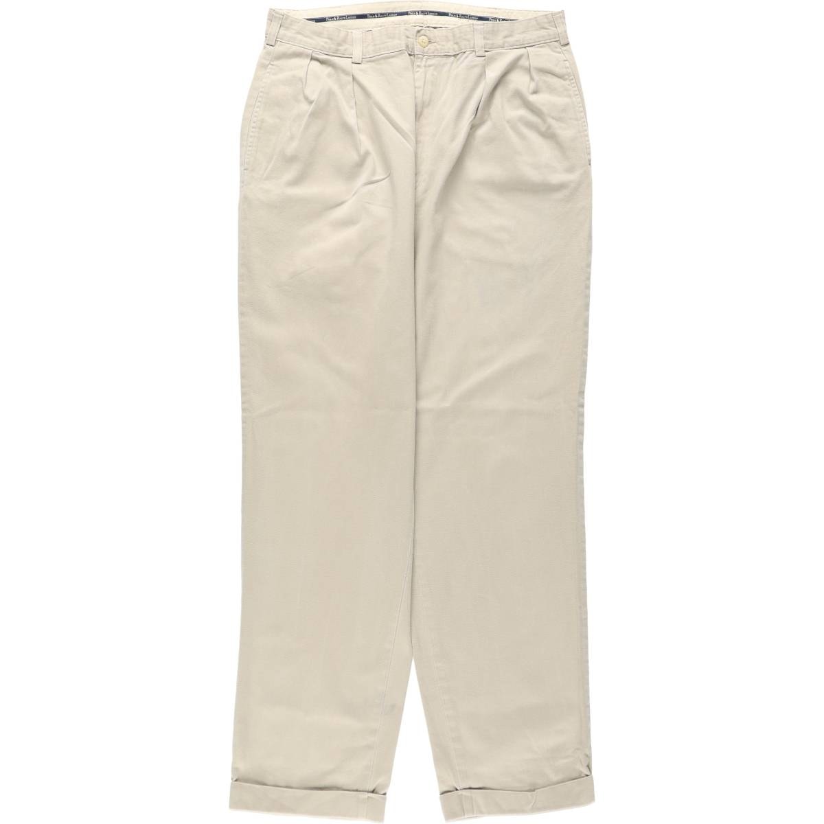 古着 ラルフローレン Ralph Lauren POLO RALPH LAUREN ANDREW PANT ツータック チノパンツ メンズw35相当/eaa680702