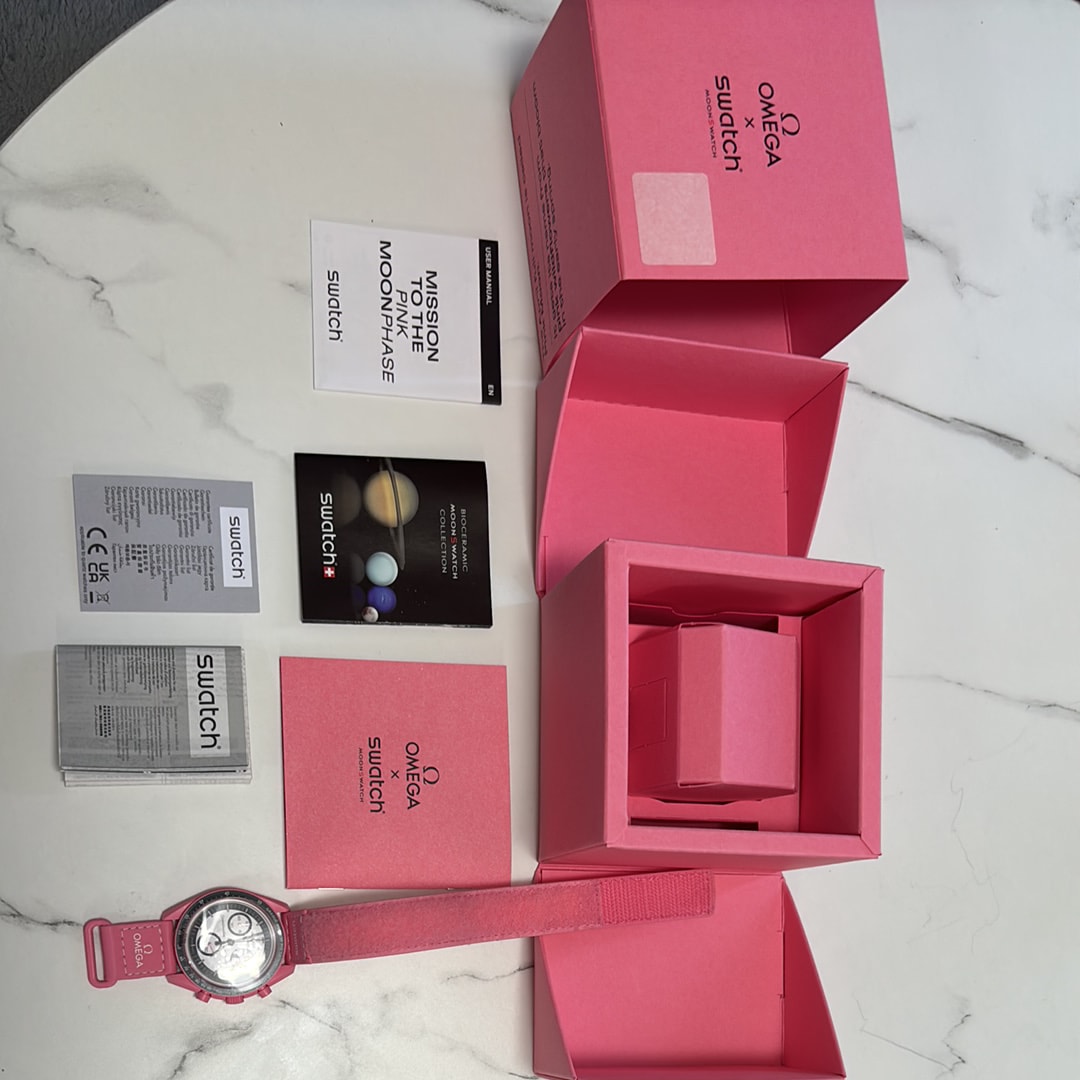 Swatch x OMEGA BIOCERAMIC MoonSwatch Mission to The Pink Moonphase "Pink" SO33P700