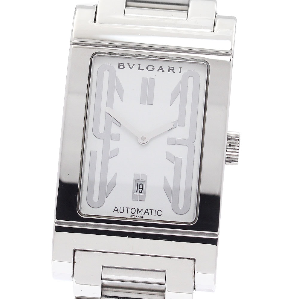 ブルガリ レッタンゴロ デイト RT45S 自動巻き メンズ 【中古】