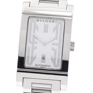 ブルガリ レッタンゴロ デイト RT45S 自動巻き メンズ 【中古】