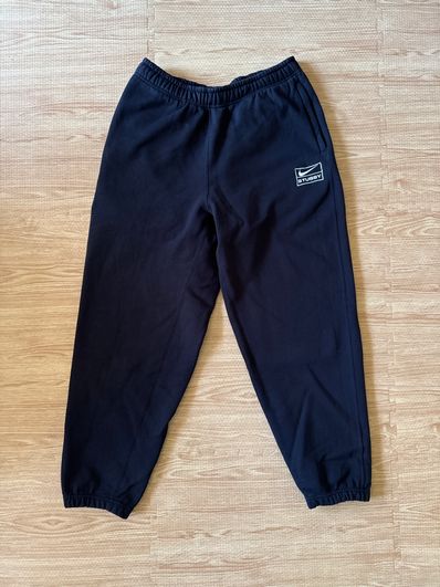 Stussy × Nike NRG Washed Fleece Pant (US Size) "Black" DN4030-010