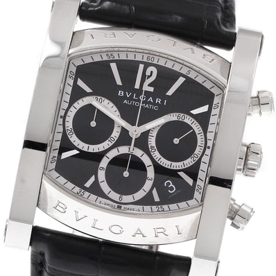 ブルガリ アショーマ クロノグラフ デイト AA48SCH メンズ 【中古】