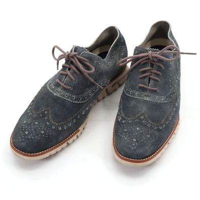 COLE HAAN ゼログランド ウィング オックスフォード レザーシューズ
