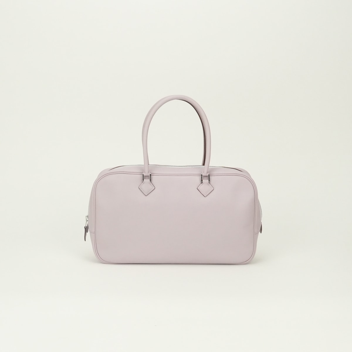 エルメス HERMES プリュムエラン28 バッグ トートバッグ ボックスネパール リラ Lilas パープル Purple 紫 シルバー金具 ハンドバッグ