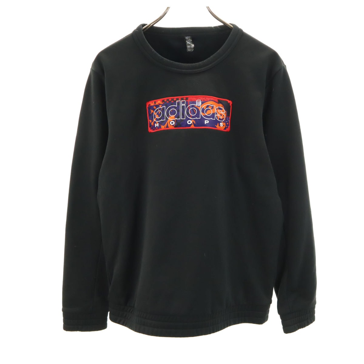 adidas アディダス 長袖 トレーナー L ブラック 裏起毛