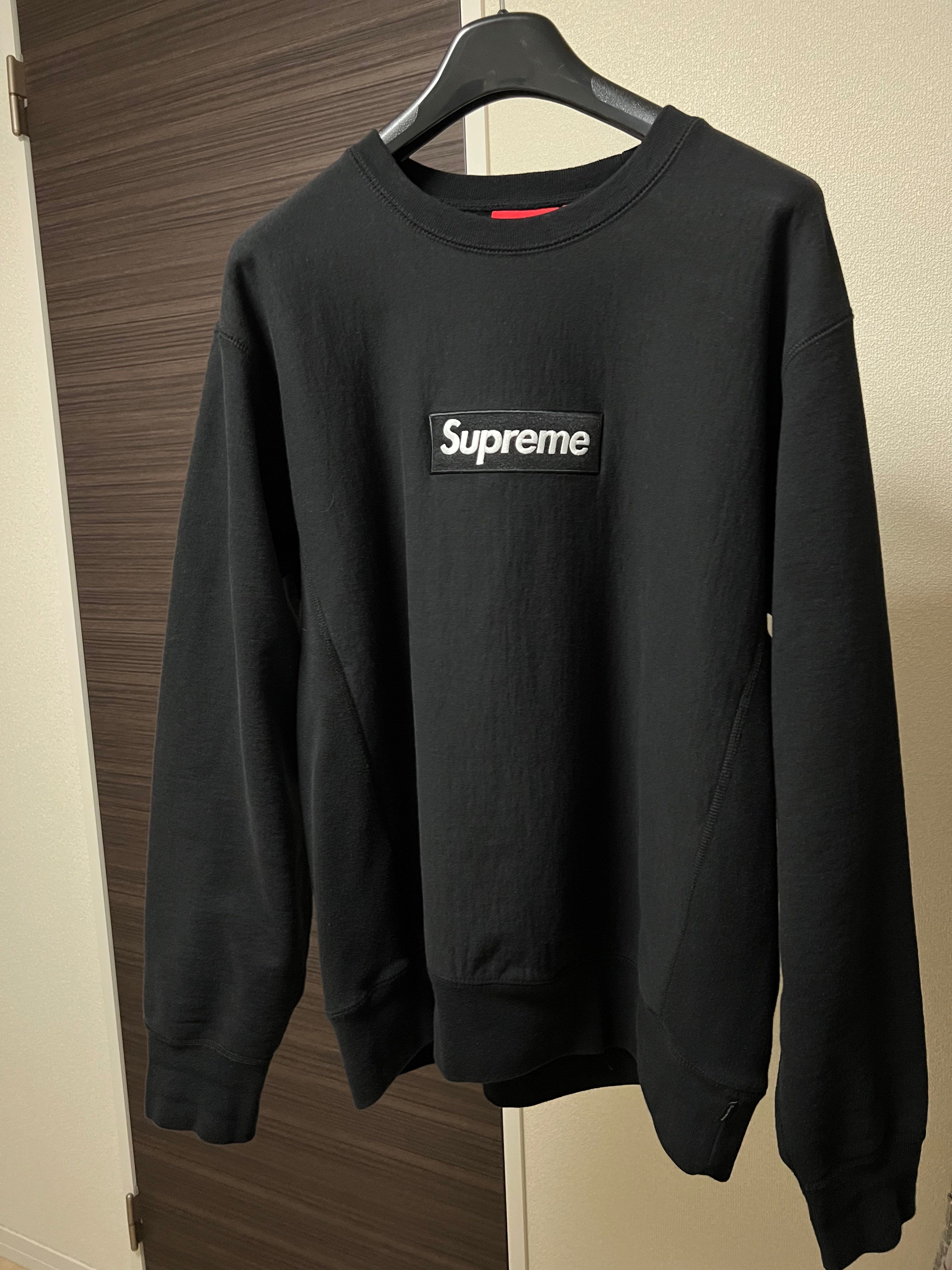 Supreme Box Logo Crewneck Sweatshirt "Black" (18FW)