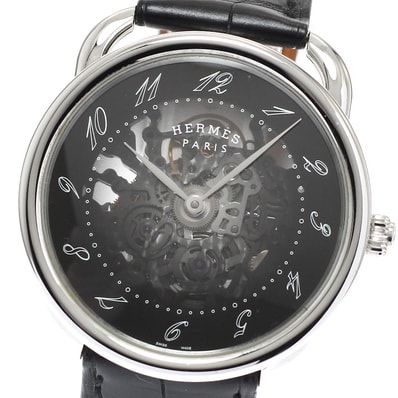 ☆良品 エルメス アルソー スケレット AR2.710 メンズ 【中古】