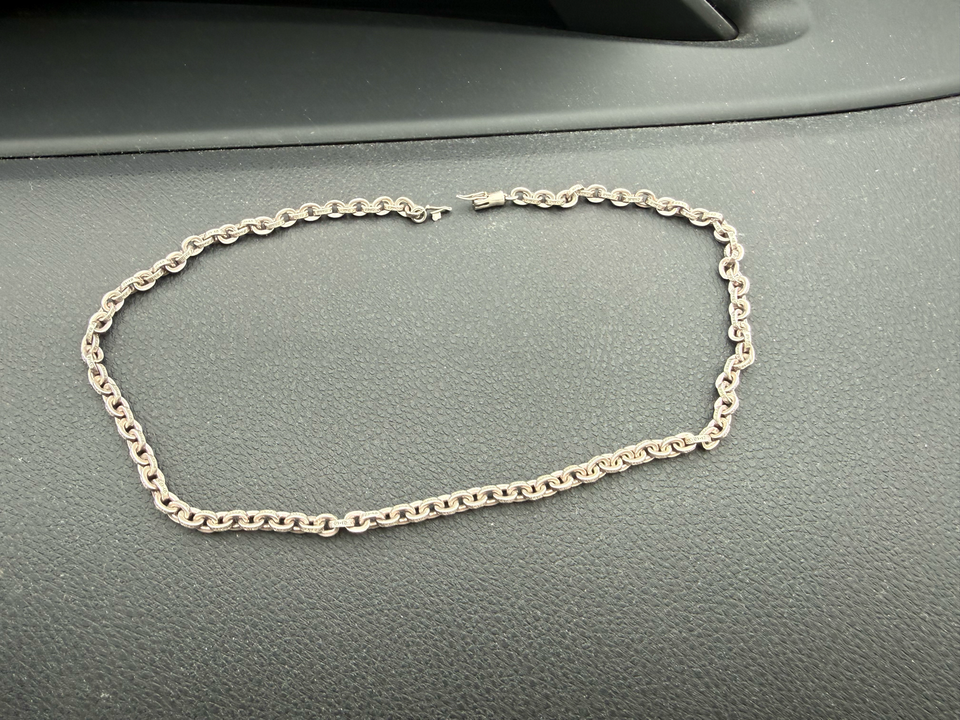 Chrome Hearts Paper Chain Necklace "Silver"