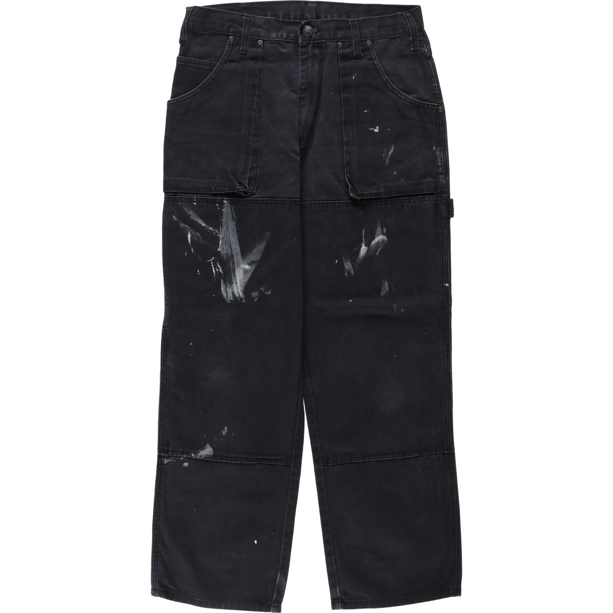 古着 ディッキーズ Dickies RELAXED FIT ペイント ダブルニー ダックペインターパンツ メンズw31相当/rab181216
