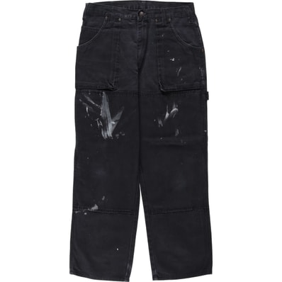 古着 ディッキーズ Dickies RELAXED FIT ペイント ダブルニー ダックペインターパンツ メンズw31相当/rab181216
