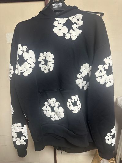 DENIM TEARS The Cotton Wreath Sweatshirt "Black"