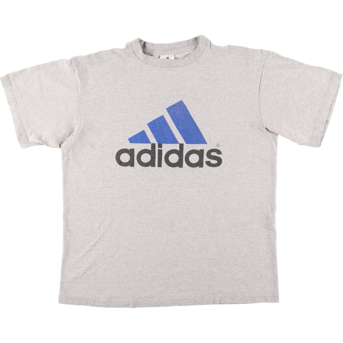 古着 90~00年代 アディダス adidas ロゴプリントTシャツ カナダ製 メンズL相当 ヴィンテージ/eaa626144