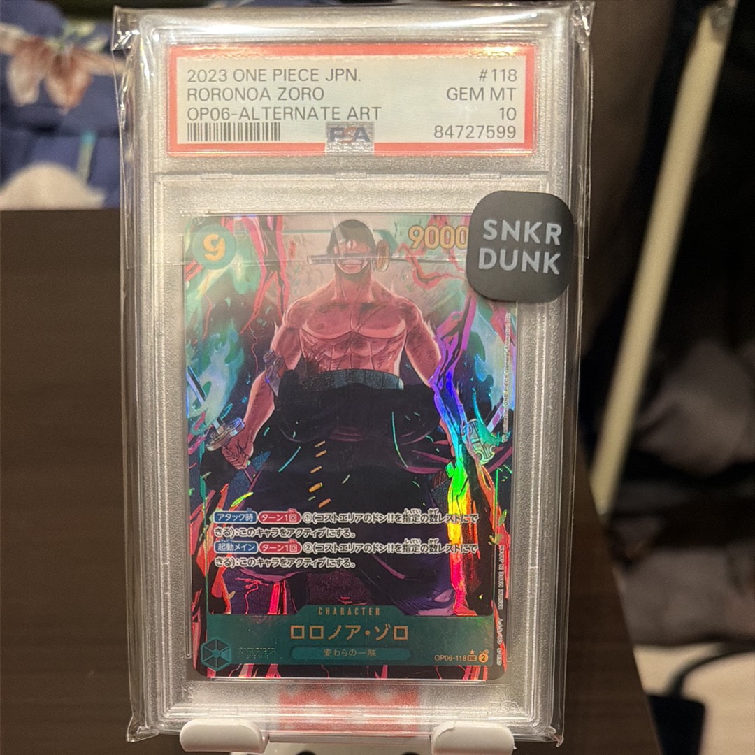 Roronoa Zoro SEC-P [OP06-118] (Booster Pack Wings of Captain)