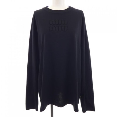 ミュウミュウ MIU MIU MIU MIU ロゴ MJL862 S232 1YXT Tシャツ
