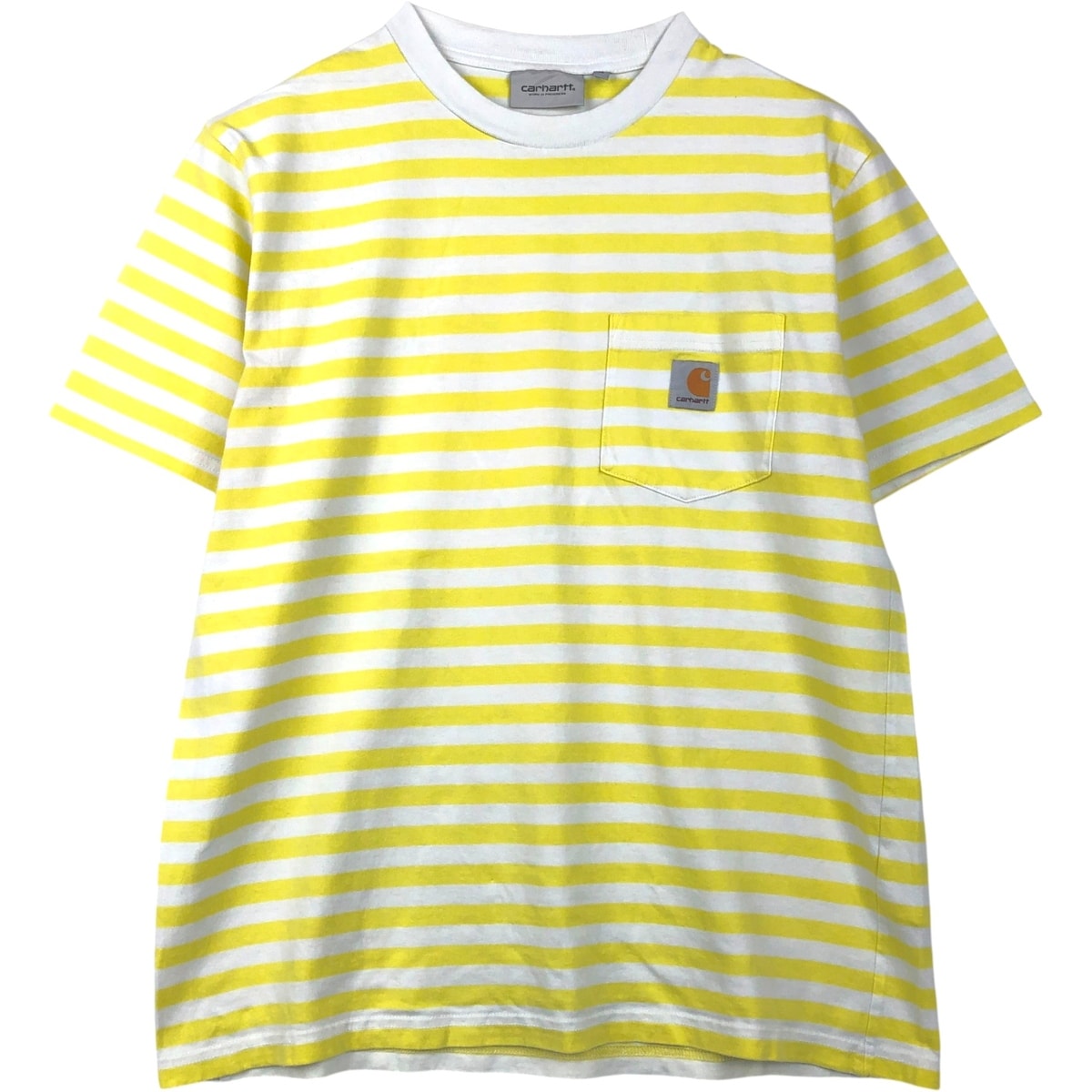 古着 カーハート Carhartt WORK IN PROGRESS 半袖 ボーダーTシャツ メンズM相当/eaa653782