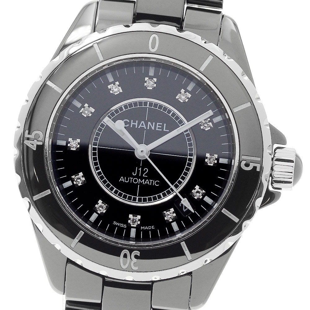シャネル J12 38mm H1626 メンズ 【中古】