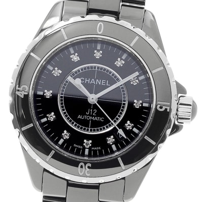 シャネル J12 38mm H1626 メンズ 【中古】