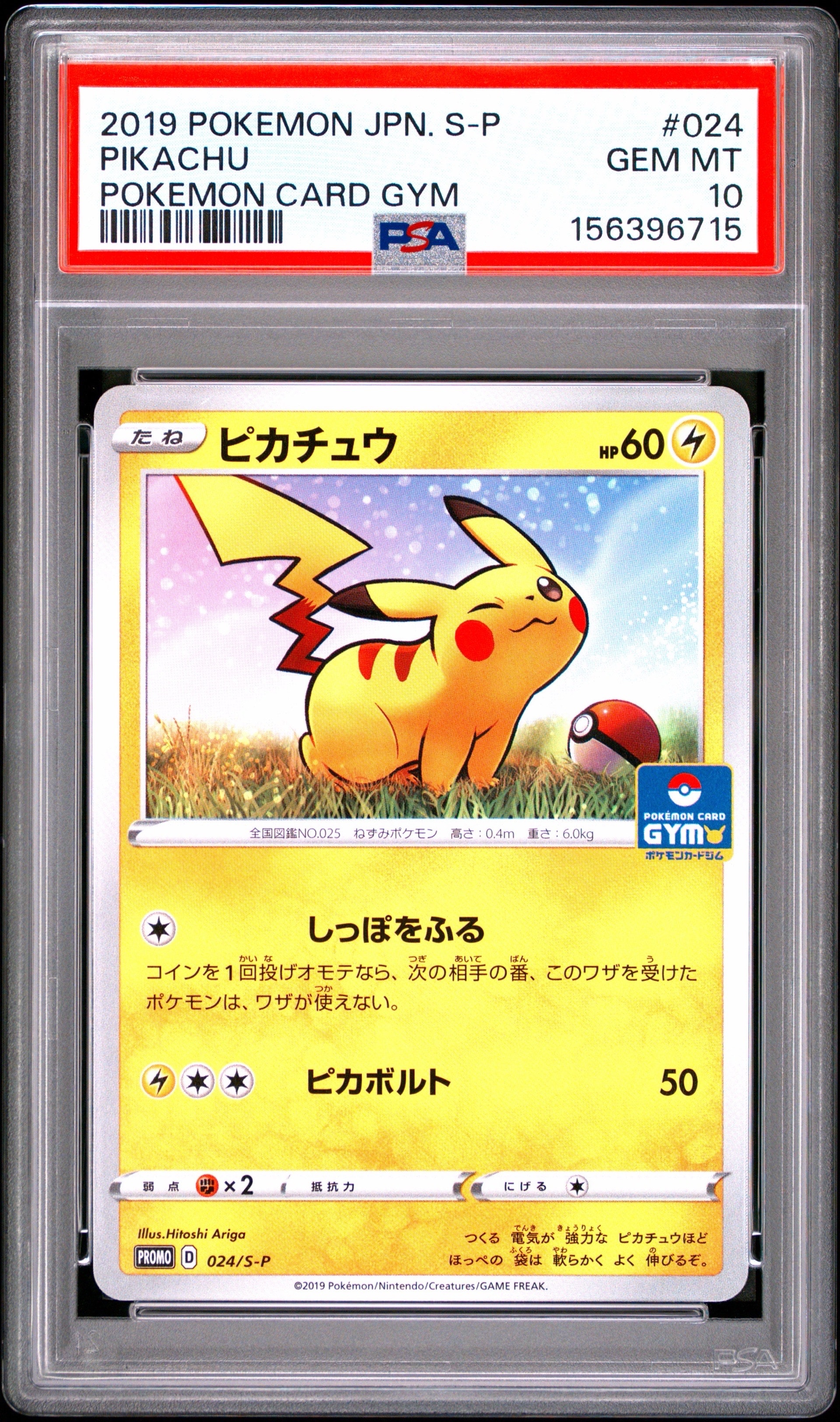 ピカチュウ: プロモ P [S-P 024](ポケモンカードゲーム ソード&シールド 「プロモカードパック 第1弾」)