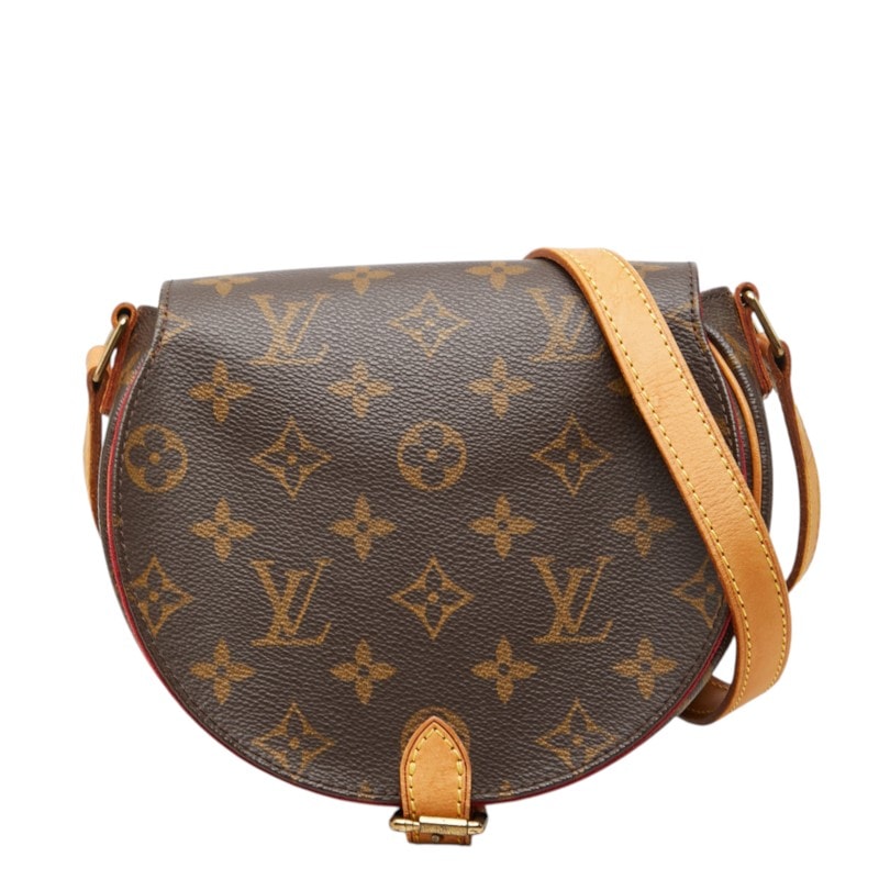 ルイ ヴィトン モノグラム タンブラン 斜め掛け ショルダーバック M51179 ブラウン PVC レザー レディース LOUIS VUITTON 中古