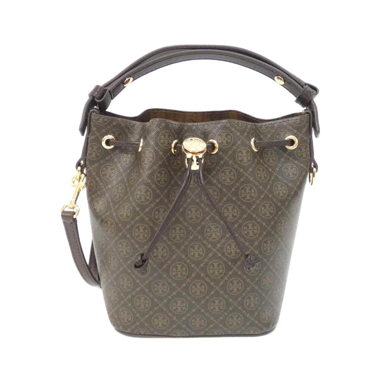 【新品】トリーバーチ T MONOGRAM COATED CANVAS MINI BUCKET BAG 164889 バッグ