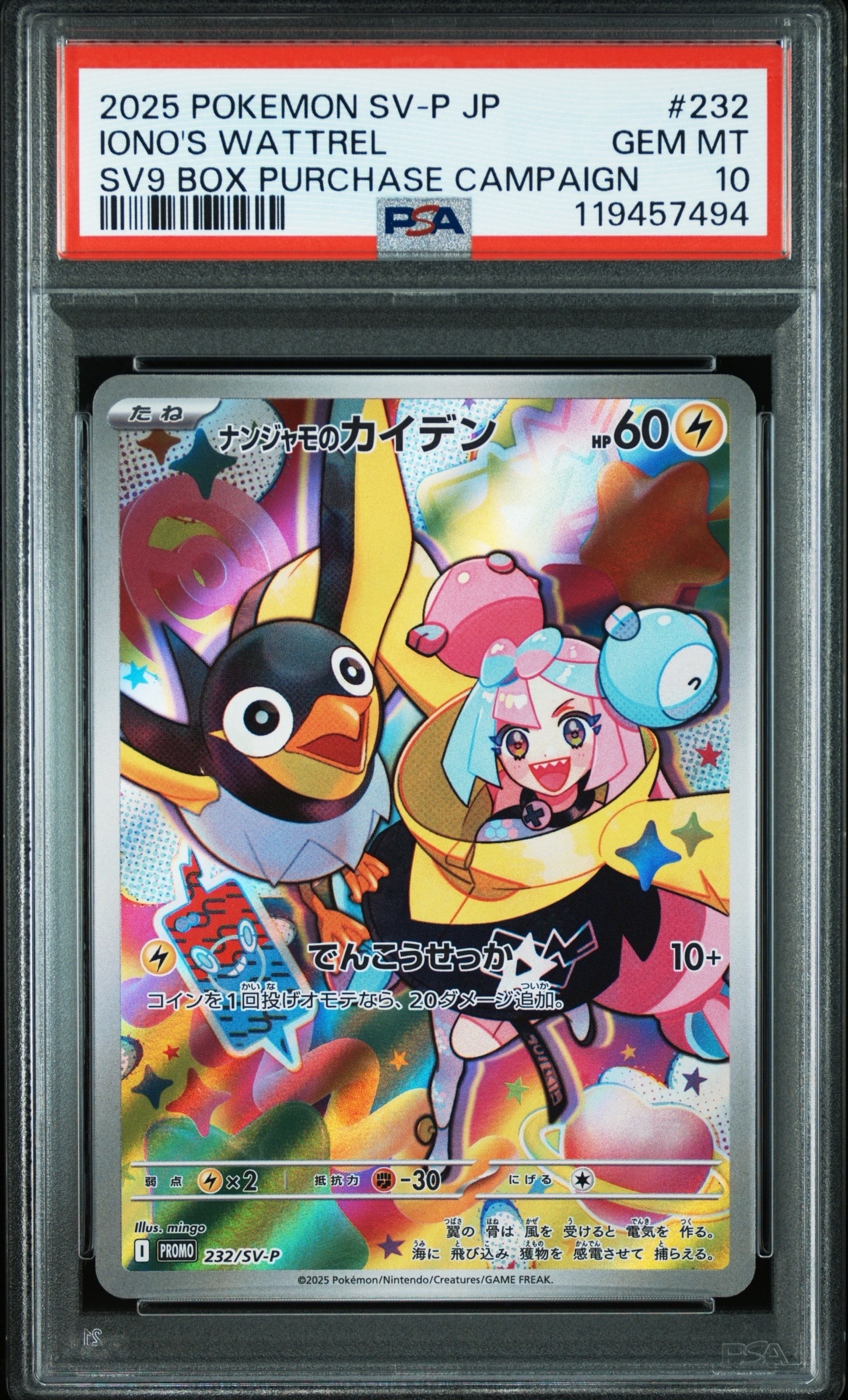 ナンジャモのカイデン P [SV-P 232](プロモーションカード「拡張パック