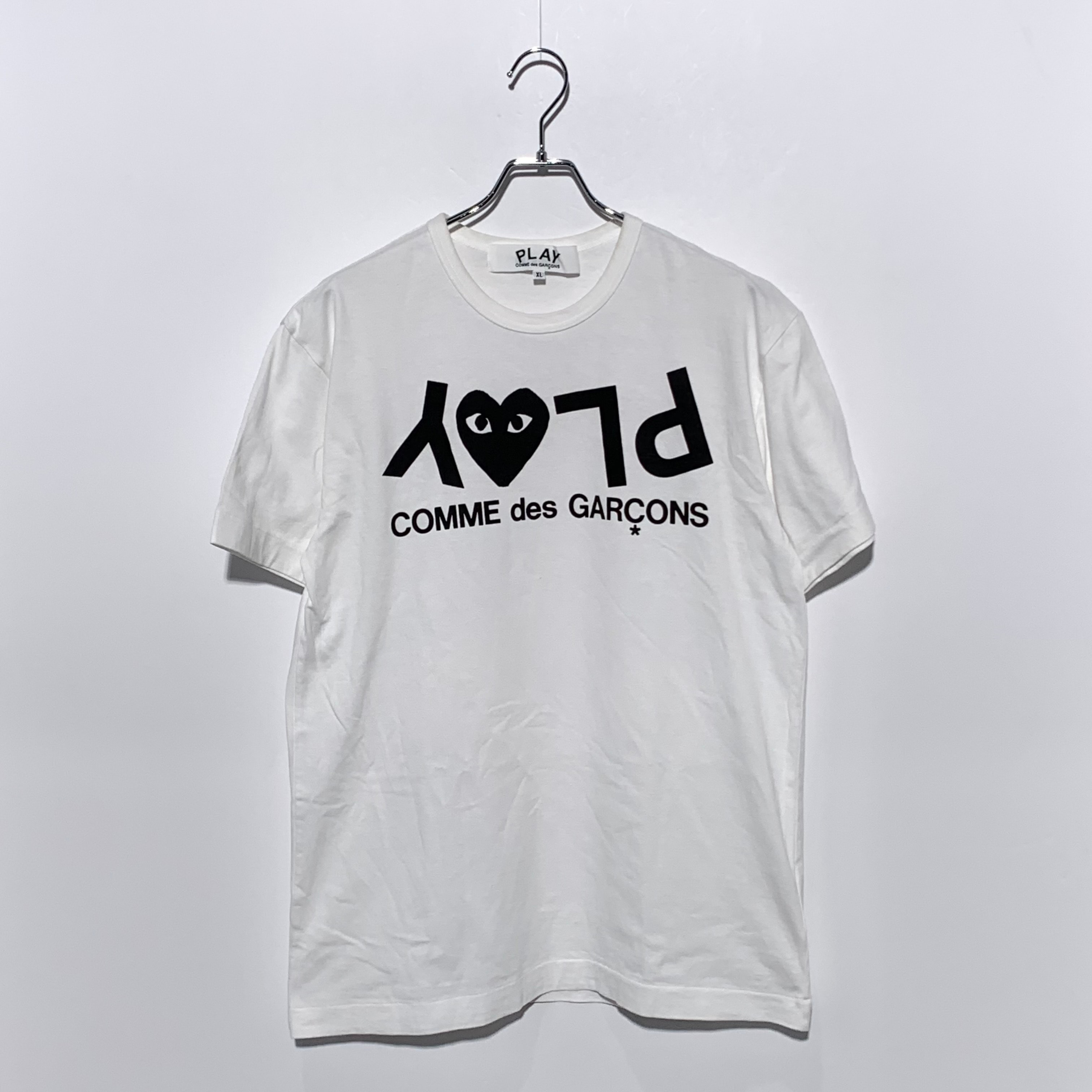 COMME des GARCONS PLAY CDG AX-T068-051 "White"