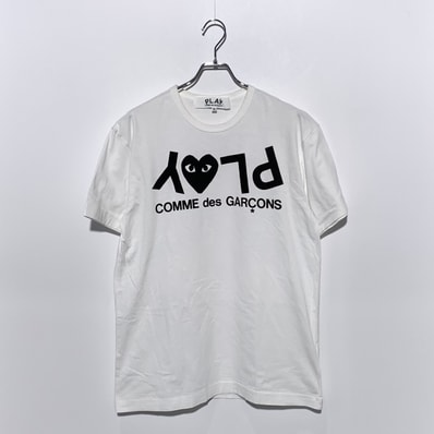 COMME des GARCONS PLAY CDG AX-T068-051 "White"