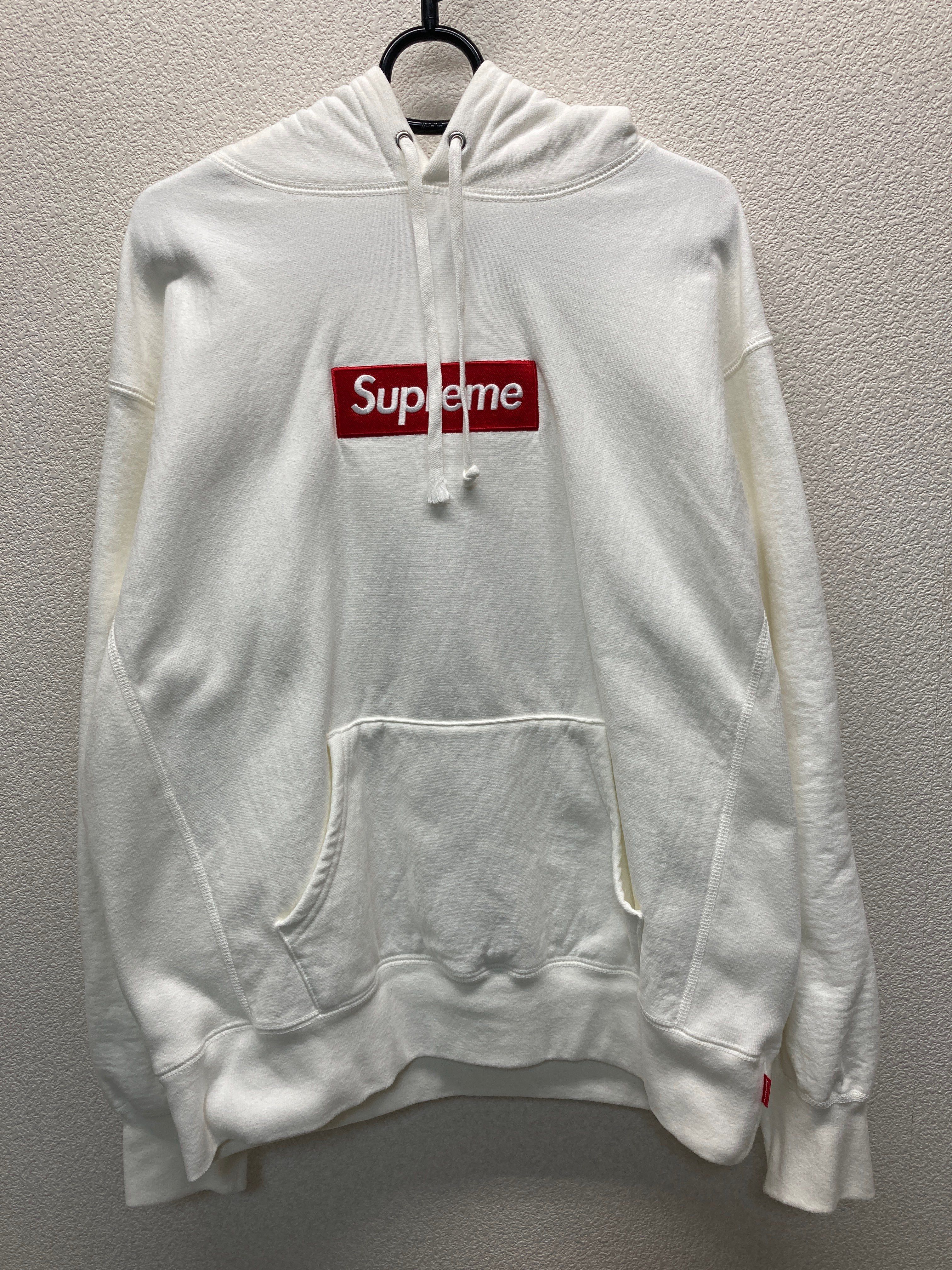 Supreme Box Logo Hooded Sweatshirt "White" (21FW)