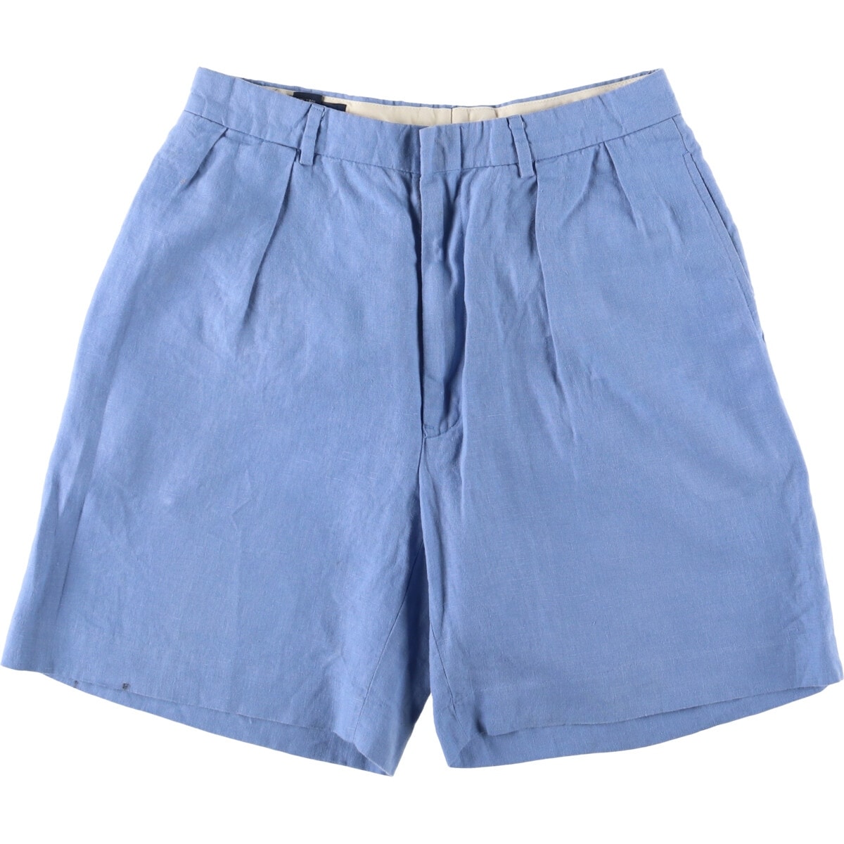 古着 ラルフローレン Ralph Lauren POLO by Ralph Lauren ツータック リネンショーツ ショートパンツ メンズw32相当/eaa576628