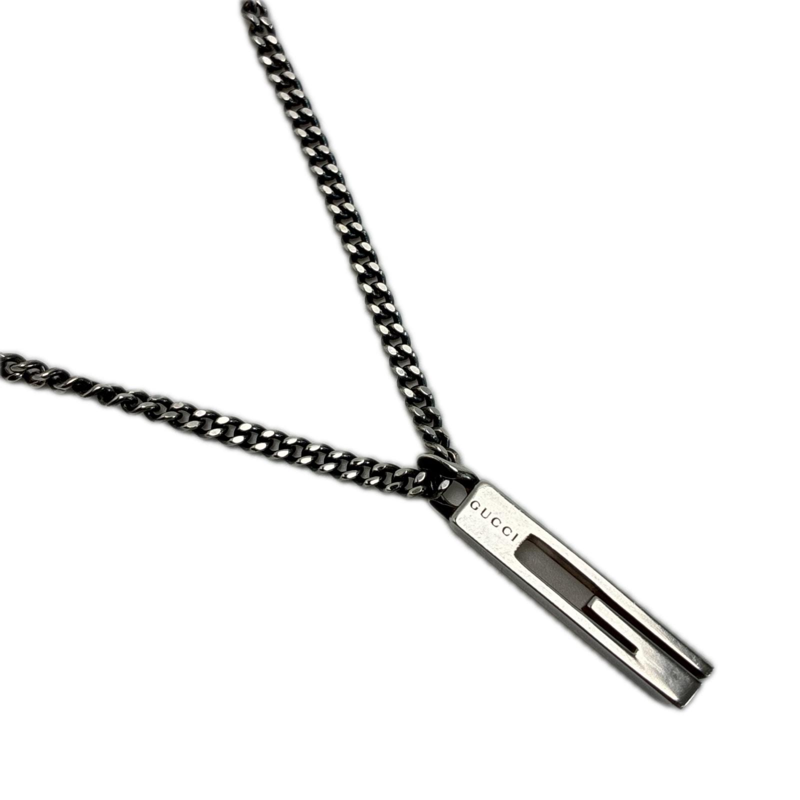 GUCCI グッチ カットアウトG シルバー925 ネックレス ペンダント SV