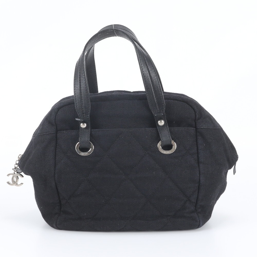 ■美品 シャネル パリビアリッツボーリングトート バッグ レザー