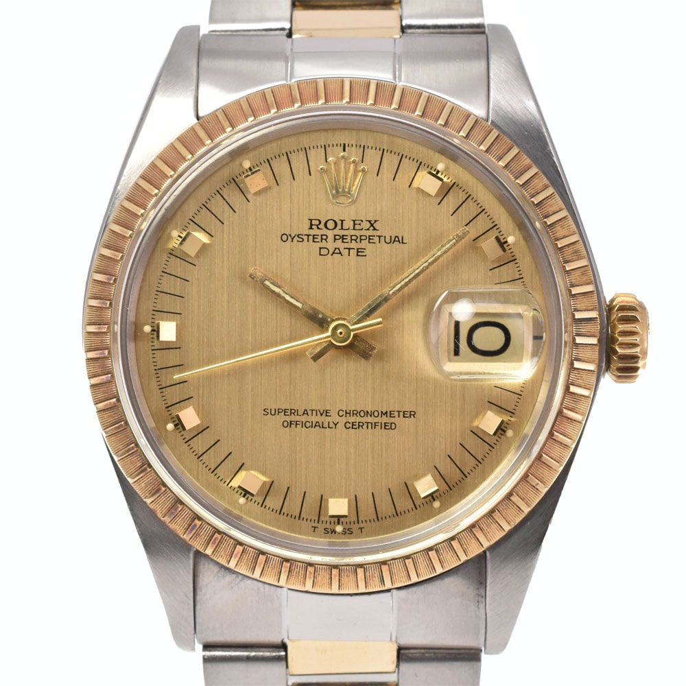 ロレックス ROLEX 1505 ヴィンテージ オイスターパーペチュアルデイト Cal.1570 自動巻き メンズ 良品 Y#146267