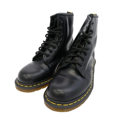 Dr.Martens ドクターマーチン ブーツ 1460 8ホール レザー ブーツ ブラック系 UK7【中古】