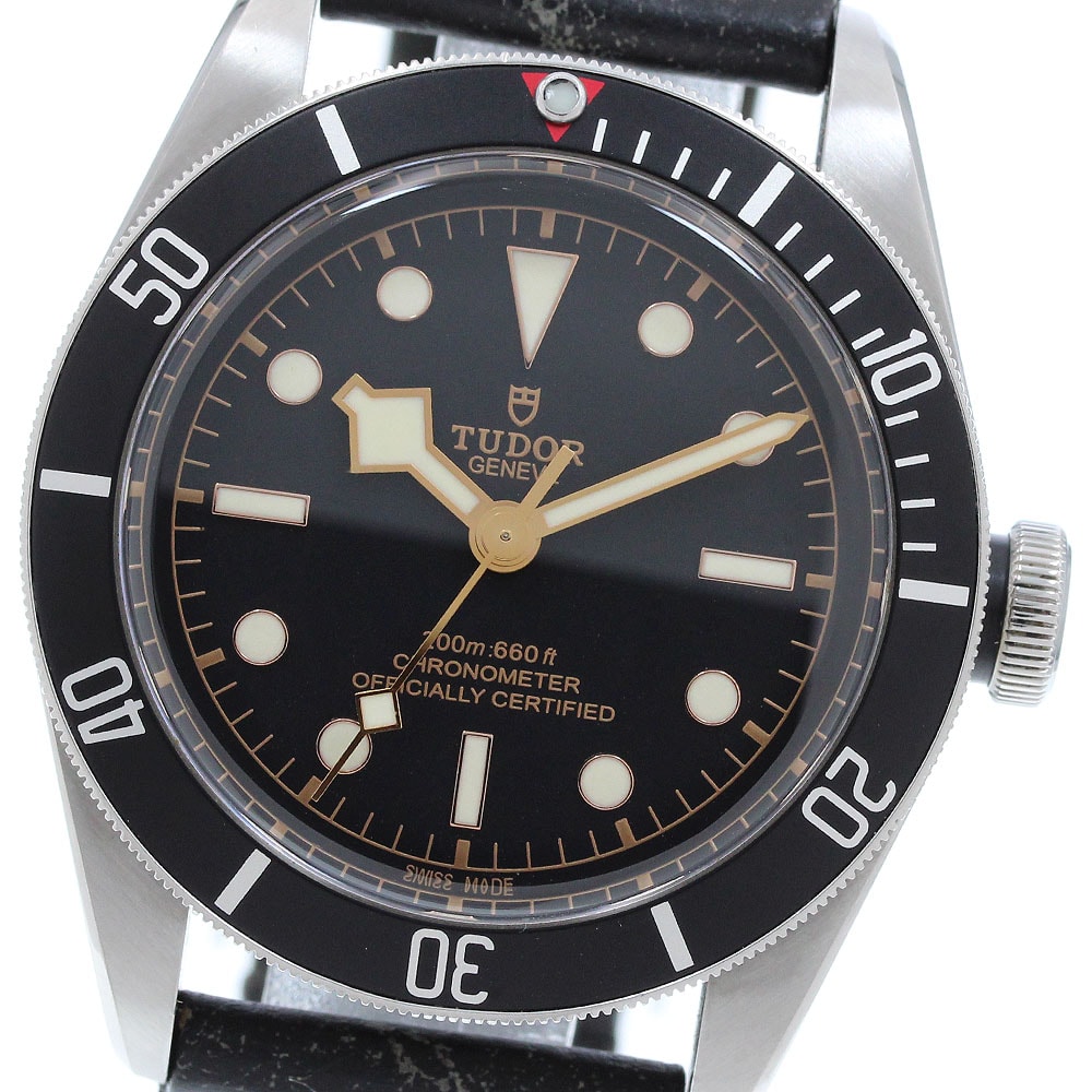 ★保 チュードル ヘリテージ ブラックベイ  79230N メンズ 【中古】