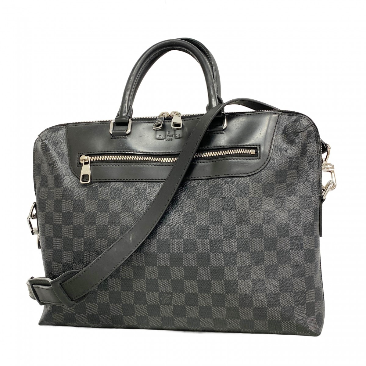 ★最終価格★SALE【6ce6241-k】ルイヴィトン ビジネスバッグ ダミエ・グラフィット PDJ ポルトドキュマンジュールNM N48260 ブラック 2wayバッグ【中古】メンズ
