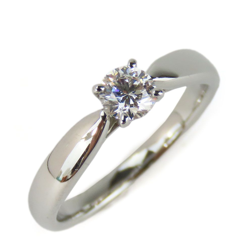 【中古】 ティファニー リング・指輪 ハーモニー Pt950 約3.1g プラチナ 0.25ct 約＃5 ジュエリー レディース 女性 TIFFANY&Co.