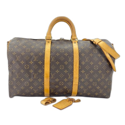 ヴィトン LV キーポル・バンドリエール 50 ボストンバッグ【中古】