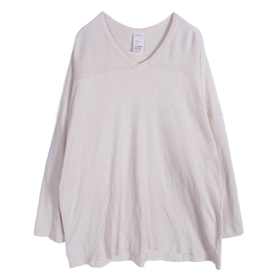 COMOLI コモリ カットソー 23SS X01-05011 コットンオーバー フライス ホッケーシャツ ベージュ系 3【中古】